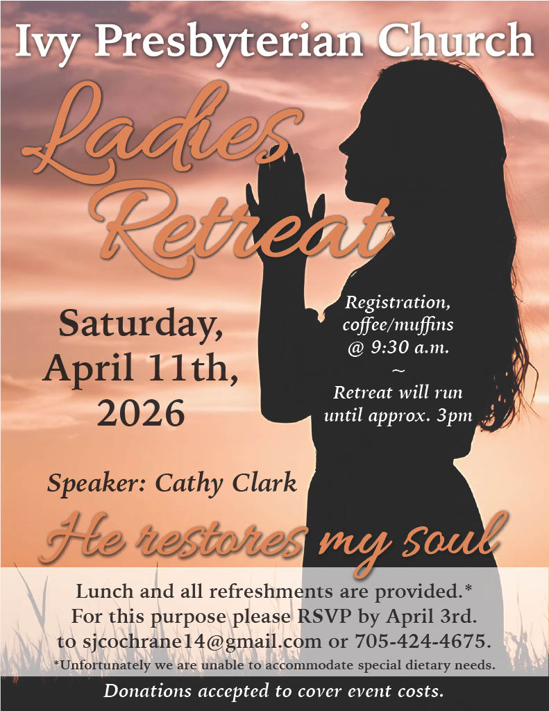 Ladies Retreat April 11, 2026